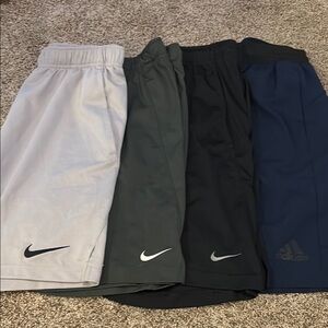 Men’s Athletic Shorts Nike and Adidas